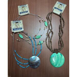 NWT Panama Jack Beaded Necklace Bundle Boho Hippie Gypsie Y2K Business Casual